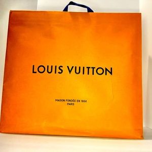 Louis Vuitton Large Shopping Gift Bag.